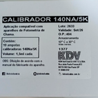 Soluo Sdio e Potssio 140NA/5K
